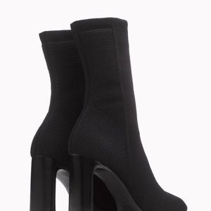 Rag and Bone Ellis Boot Black Knit 39.5